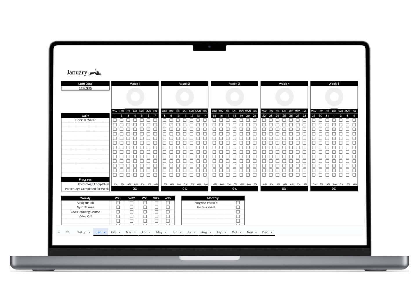 Annual Habit Tracker