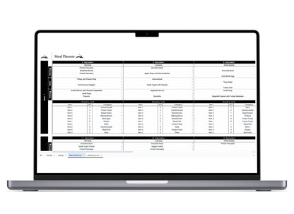 Monthly Meal Planner