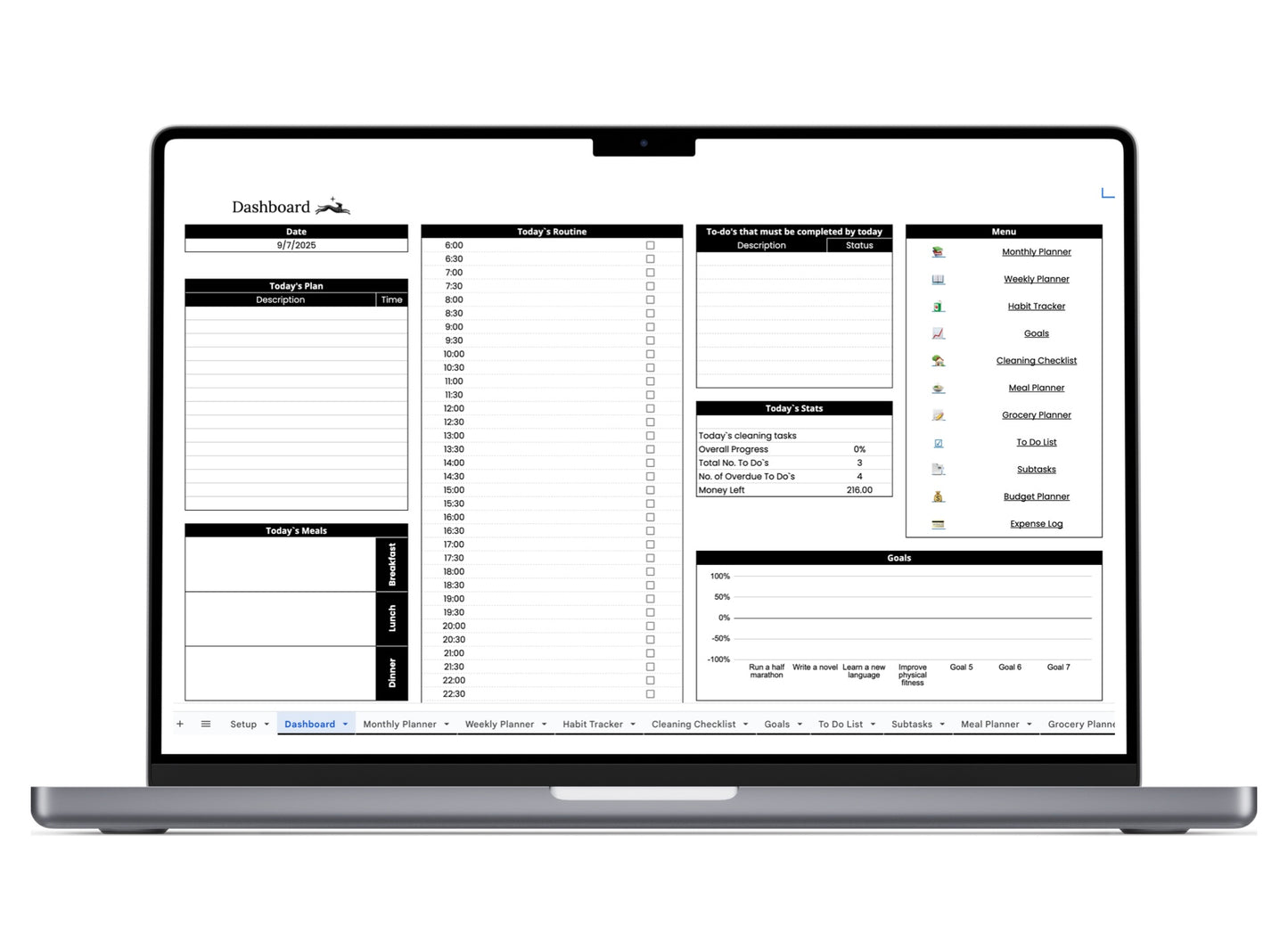12 in 1 Life Planner