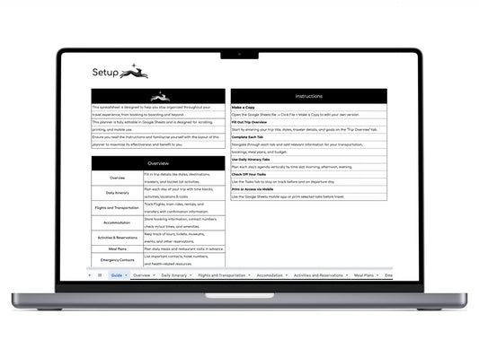 10 in 1 Travel Planner