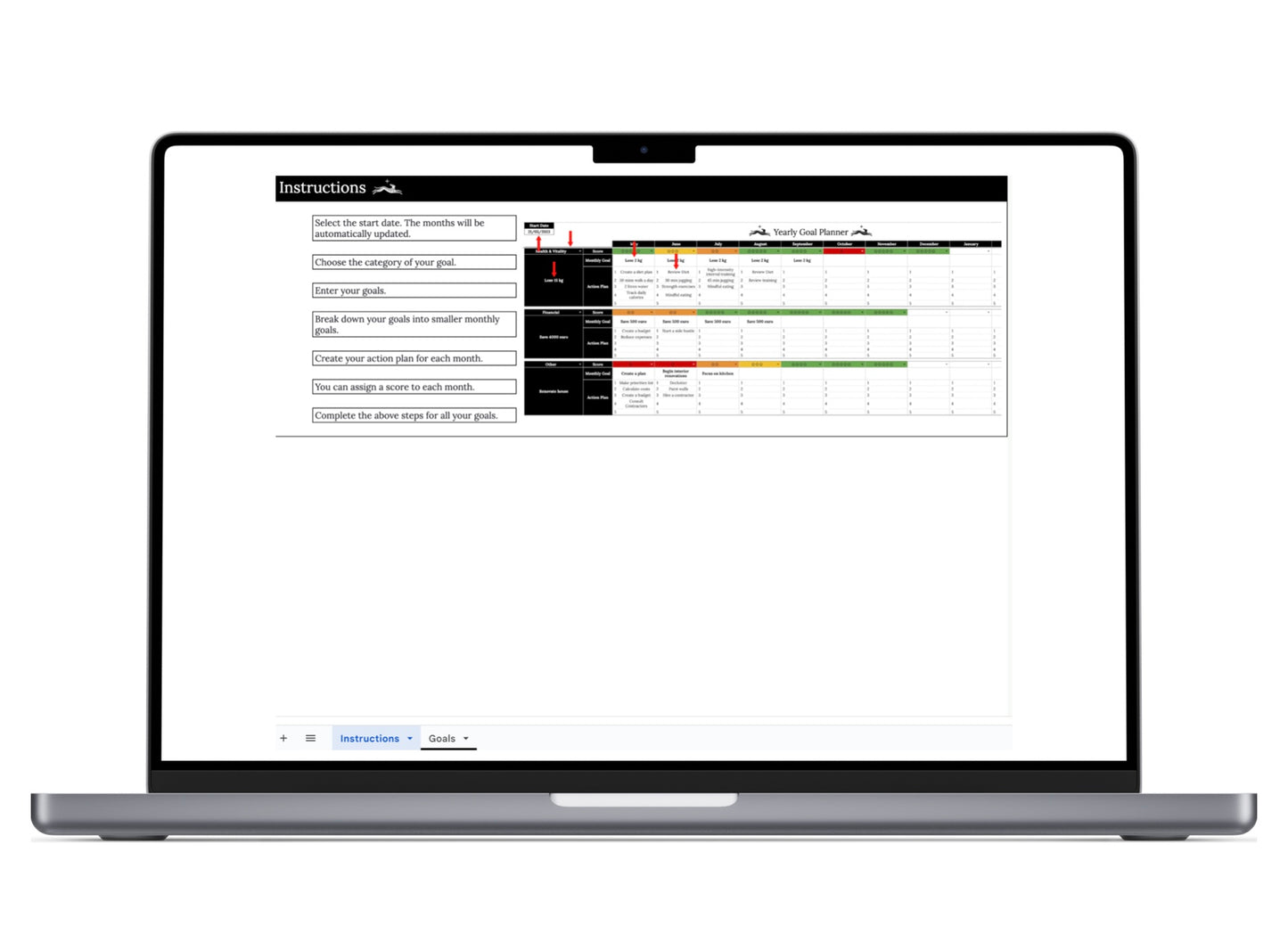 Annual Goal Planner